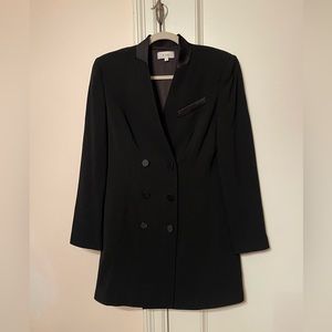 ALC black tuxedo dress